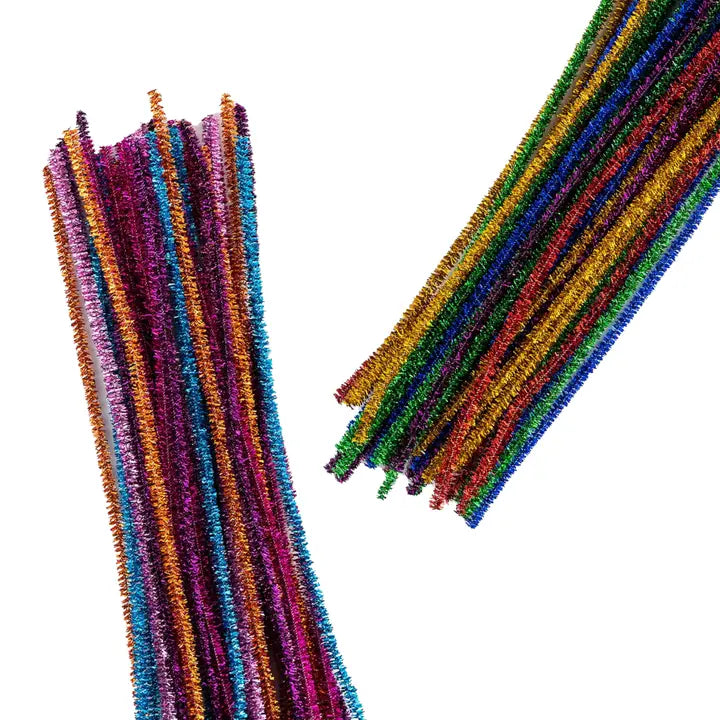 Assorted Glitter Chenille Stems / Pipe Cleaners for Craft