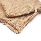 2-Piece Burlap Drawstring Bag Set