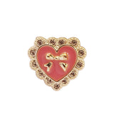 Pink Heart Flat Back Embellishments – 6ct, 1in