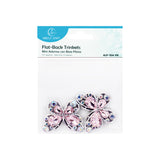 Rhinestone Butterfly Flat Back Embellishments – 2ct