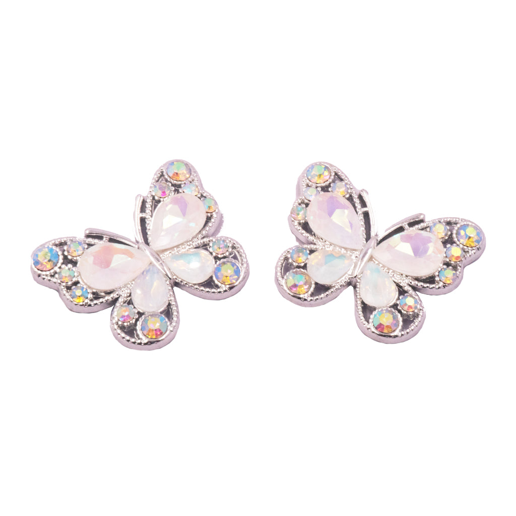 Rhinestone Butterfly Flat Back Embellishments – 2ct