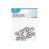 Rhinestone Butterfly Flat Back Embellishments – 2ct