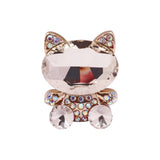 Rhinestone Cat & Star Flat Back Embellishments – 5ct
