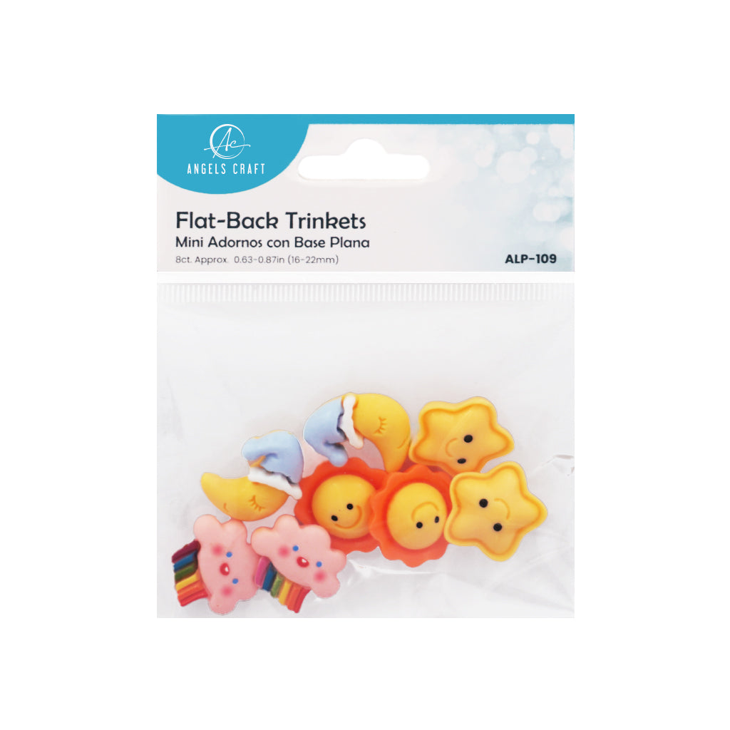 Celestial Flat Back Embellishments – 8ct