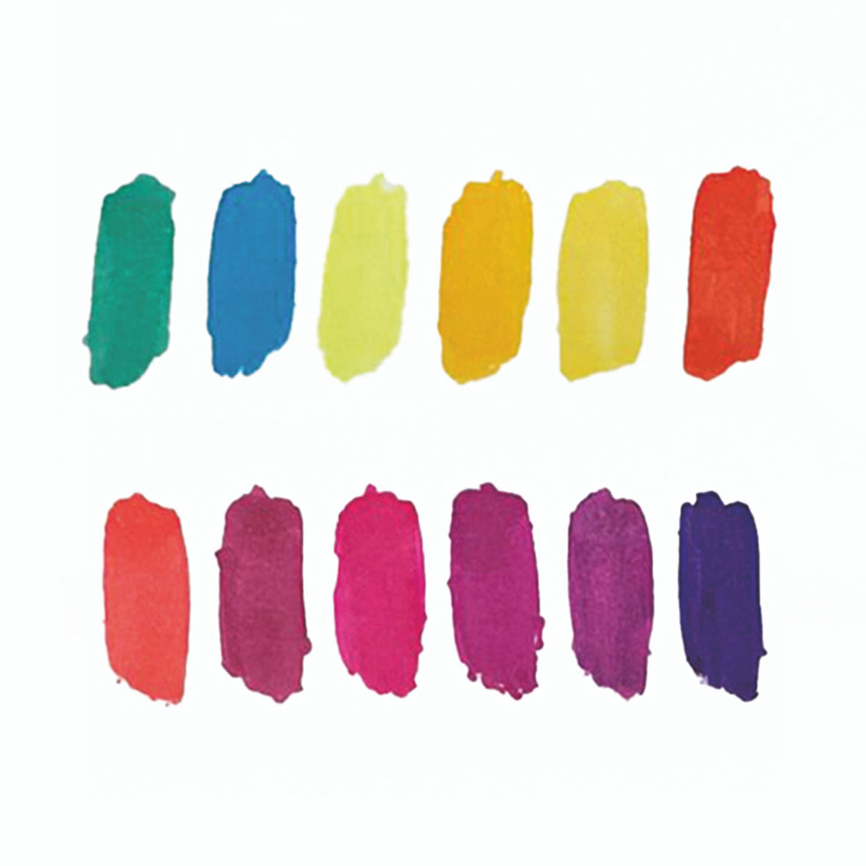 Angels Craft 12-Piece Set of Alcohol Dual Tip Markers in Neon Colors