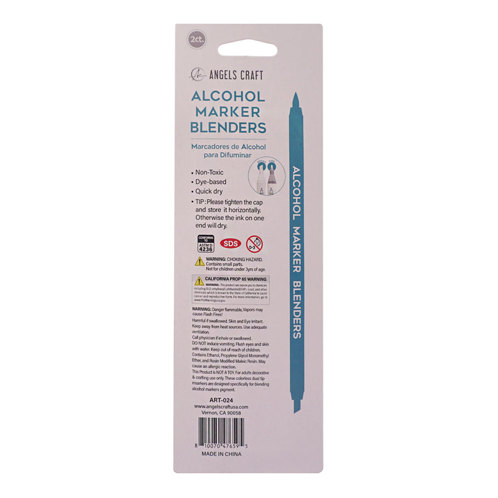 2 ct Dual Tip Alcohol Colorless Blending Markers