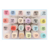 Bring Your Ideas to Life: 24-Piece Dual-Tip Alcohol Marker Set