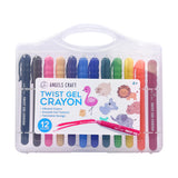 Angels Craft 12 Color Twist Gel Crayons