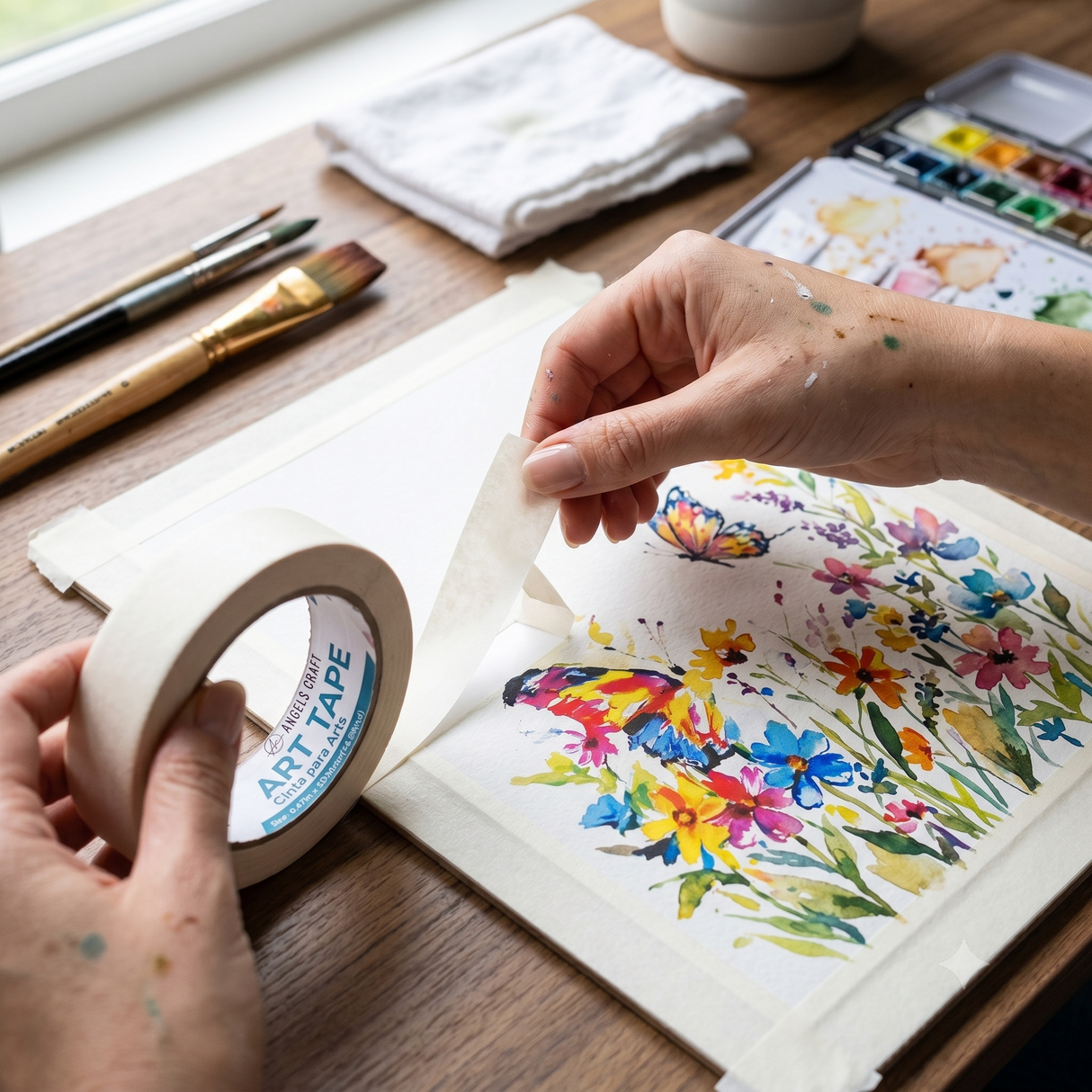 pH-Neutral Art Tape (0.47" x 50m) – The Secret to Flawless Framing Edges