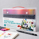 Elevate Your Artistry: 72-Piece Premium Dual-Tip Brush Pen Set