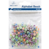 Glow-in-the-Dark Round Alphabet Beads – Multicolor Acrylic Letter Beads for DIY Jewelry