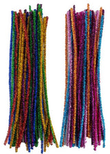 Assorted Glitter Chenille Stems / Pipe Cleaners for Craft