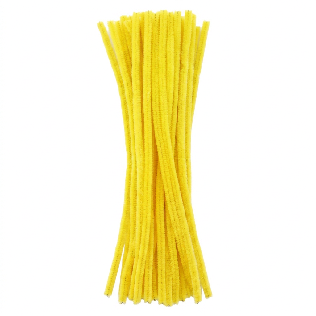 Premium Chenille Stems (25-Pack) – Flexible 12-Inch Pipe Cleaners