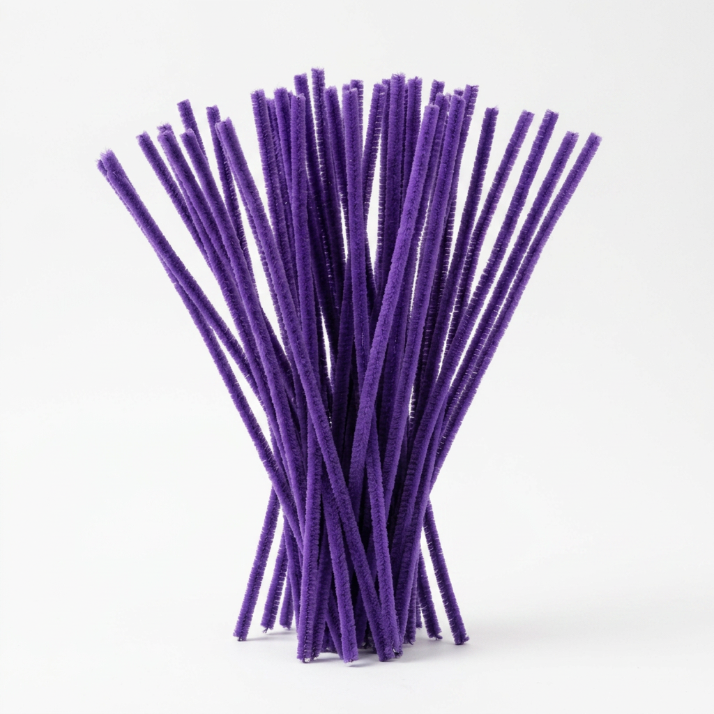 Premium Chenille Stems (25-Pack) – Flexible 12-Inch Pipe Cleaners