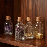 3-Piece Mini Glass Bottles with Cork Lids (20ml)