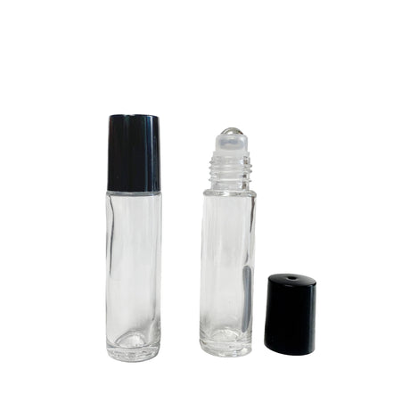 Elevate Your Daily Ritual: Premium 10ml Clear Glass Roll-On Bottles