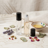 Elevate Your Daily Ritual: Premium 10ml Clear Glass Roll-On Bottles
