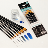 Premium Paint Brush Sets – Angle, Round & Flat Tip Options