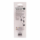 Angels Craft 3-Count Watercolor Brush Set Kit