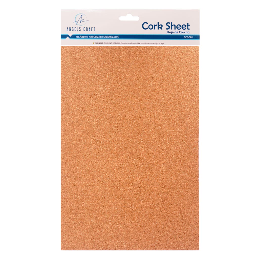 Angels Craft Cork Sheets, 11.8" x 7.8"
