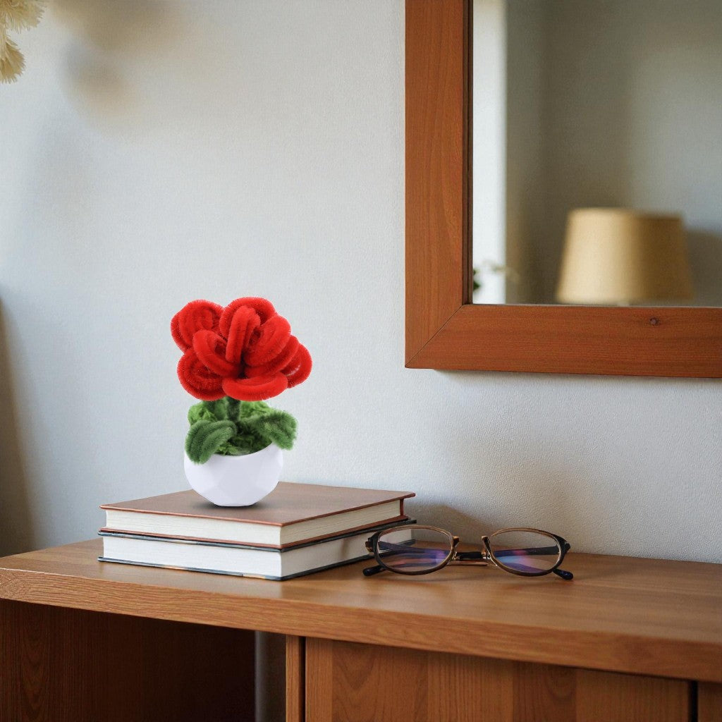 Angels Craft Twist Art Floral - DIY Chenille Rose Kit