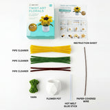 Bring a Little Sunshine Indoors with the DIY Chenille Sunflower Twist Art Kit