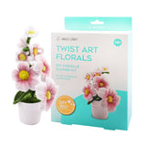 Angels Craft Twist Art Florals - DIY Chenille Hibiscus Orchid Kit