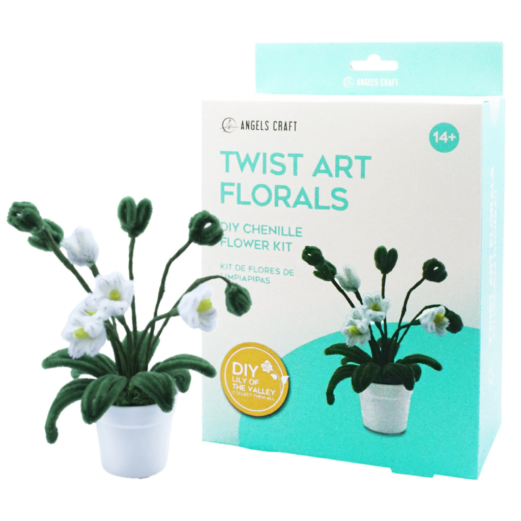 Bring a Touch of Elegance Indoors with the DIY Chenille Lily of the Valley Twist Art Kit