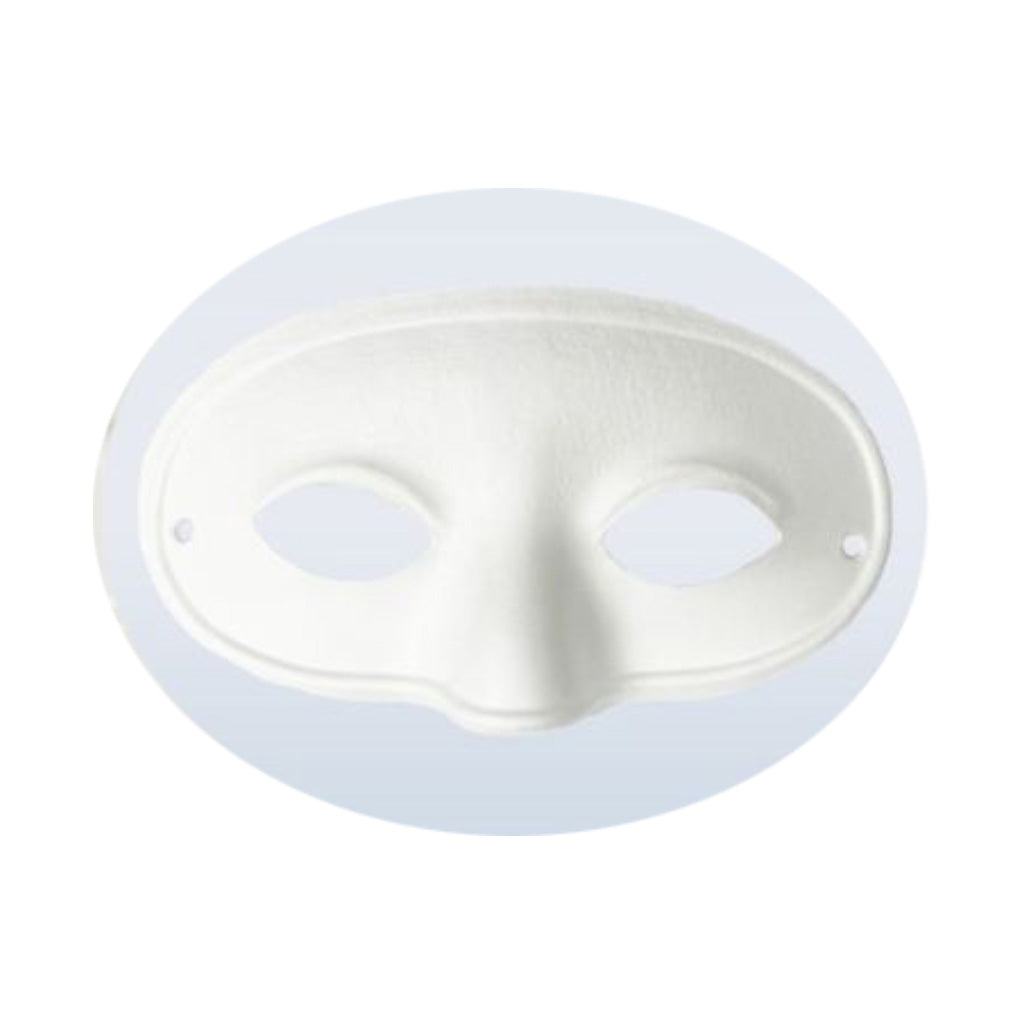 Angels Craft DIY White Paper Masquerade Mask