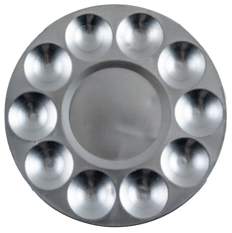 Circular Aluminum Paint Palette (6.75")