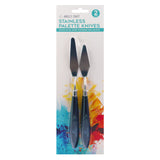 Angels Craft 2 Count Stainless Palette Knives Set, 2 Sizes