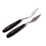 Angels Craft 2 Count Stainless Palette Knives Set, 2 Sizes
