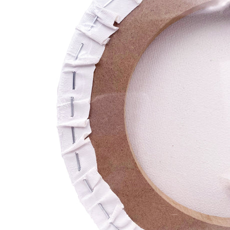 Angels Craft Round Wrapped Canvas - 100% Unbleached Cotton