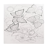 Angels Craft Paint by Number Canvas Set - Blooming Butterflies