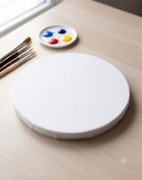 Premium 7.87" (20cm) Round Stretched Canvas