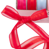 Angels Craft Set of 12 Decorative Satin & Lace Ribbon Rolls
