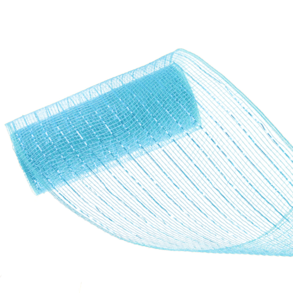 Decorative Deco Mesh Ribbon Roll (6 in x 3.3 ft) for Wreaths, Gift Wrapping & DIY Crafts