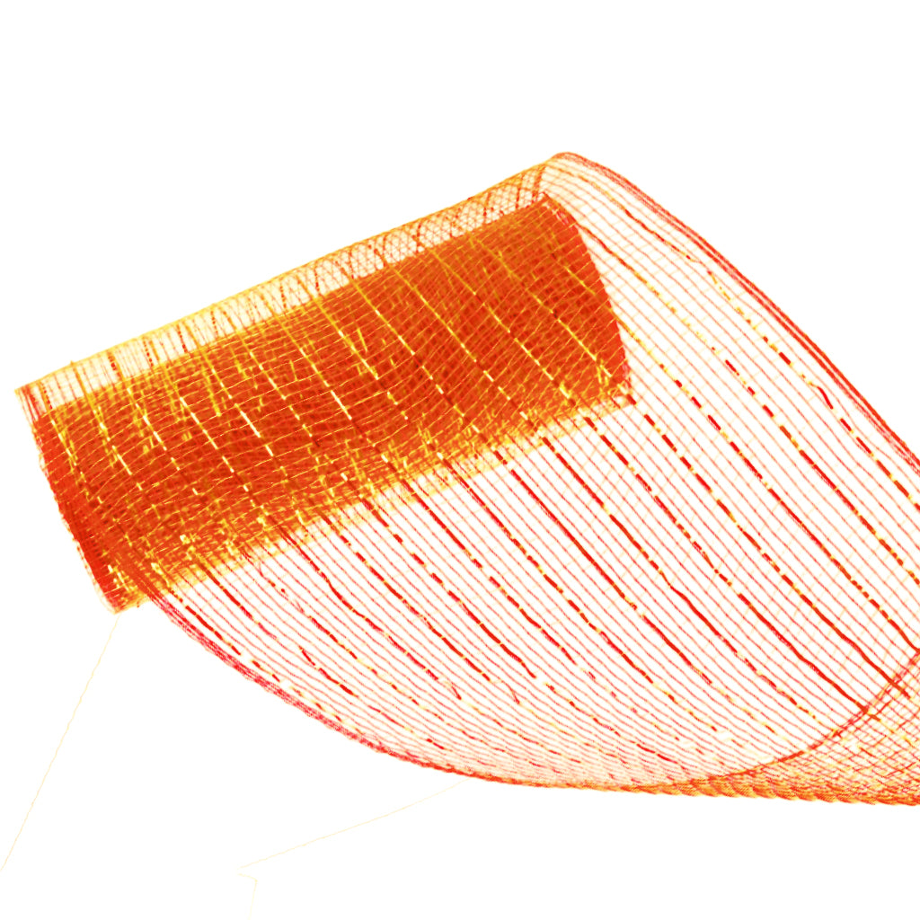 Decorative Deco Mesh Ribbon Roll (6 in x 3.3 ft) for Wreaths, Gift Wrapping & DIY Crafts