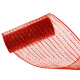 Decorative Deco Mesh Ribbon Roll (6 in x 3.3 ft) for Wreaths, Gift Wrapping & DIY Crafts