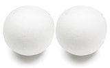 White Craft Foam Balls - Assorted Sizes