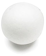 White Craft Foam Balls - Assorted Sizes