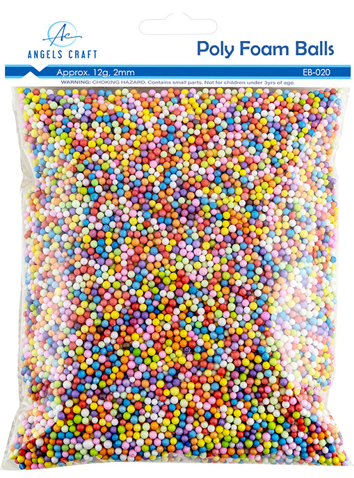 Vibrant Foam Beads & Craft Balls  – Perfect for Sensory Play & DIY Crafts