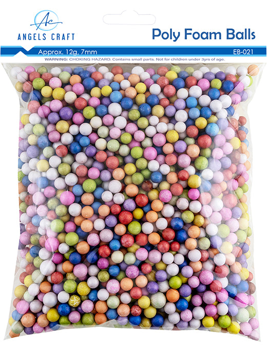Vibrant Foam Beads & Craft Balls  – Perfect for Sensory Play & DIY Crafts