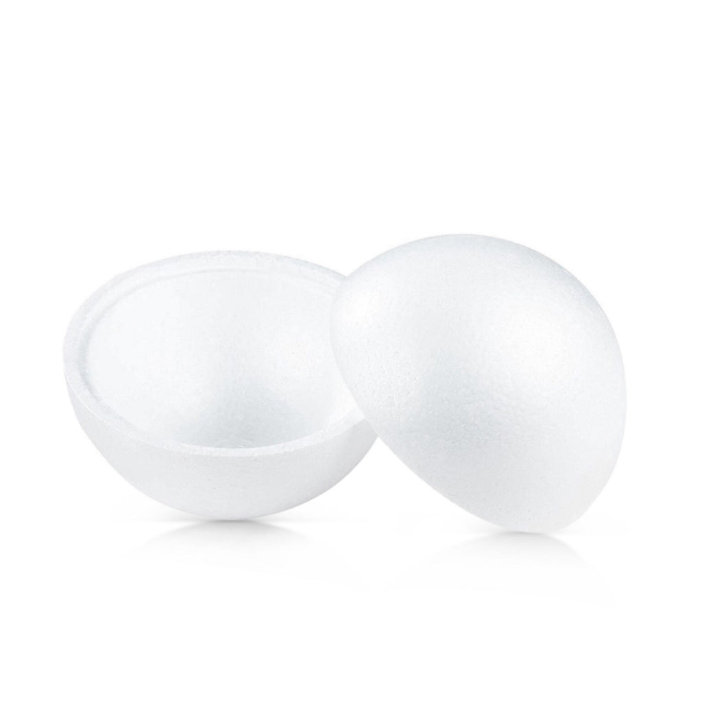 8" Hollow Half Foam Balls (2-Pack) – The Ultimate Base for Crafts, Florals & DIY Projects