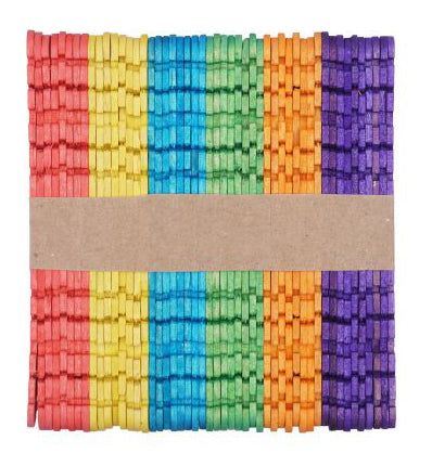 4.5" Interlocking Notched Craft Sticks (50-Count Pack)