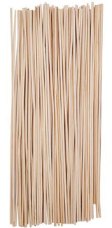 Thin Wooden Dowel Sticks (85-Pack) – 9.75" Natural Wood Sticks for DIY Crafts