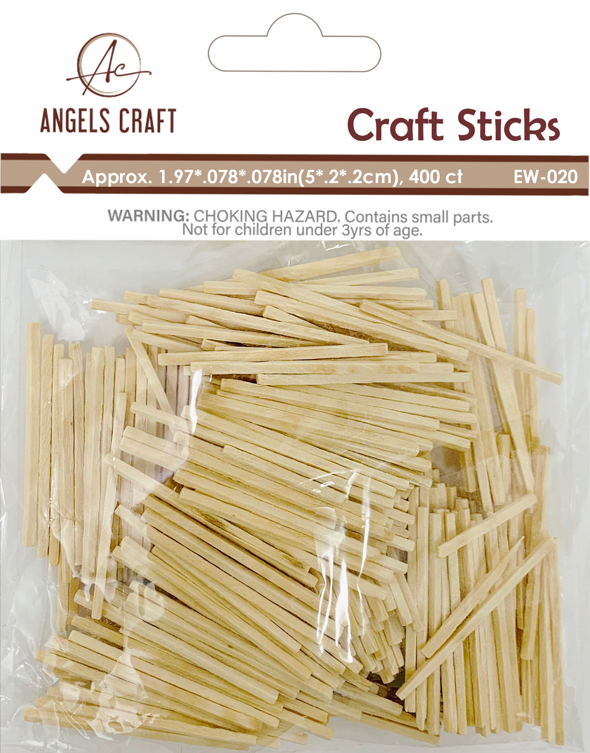 Mini Wooden Craft Sticks (400-Count)
