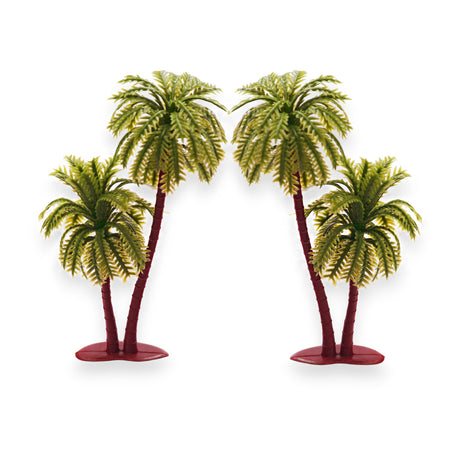Miniature Palm Tree Model Figures (2-Pack)