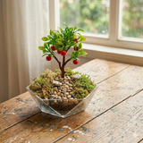 Miniature Fruit Tree Model – Vibrant Diorama Decor