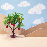Miniature Fruit Tree Model – Vibrant Diorama Decor